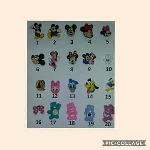 14 pcs. Shoe charms for Crocs